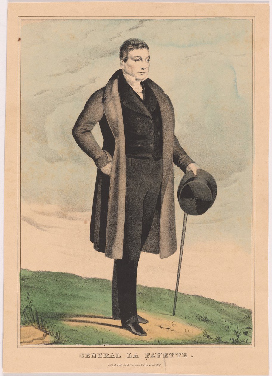Marquis De Lafayette - Nathaniel Currier