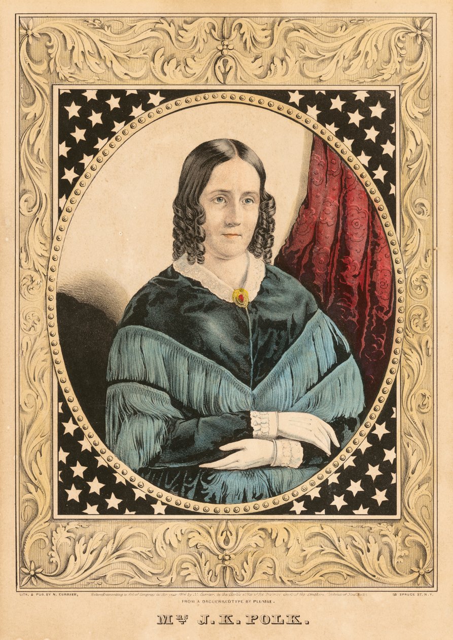 Sarah Childress Polk - Nathaniel Currier