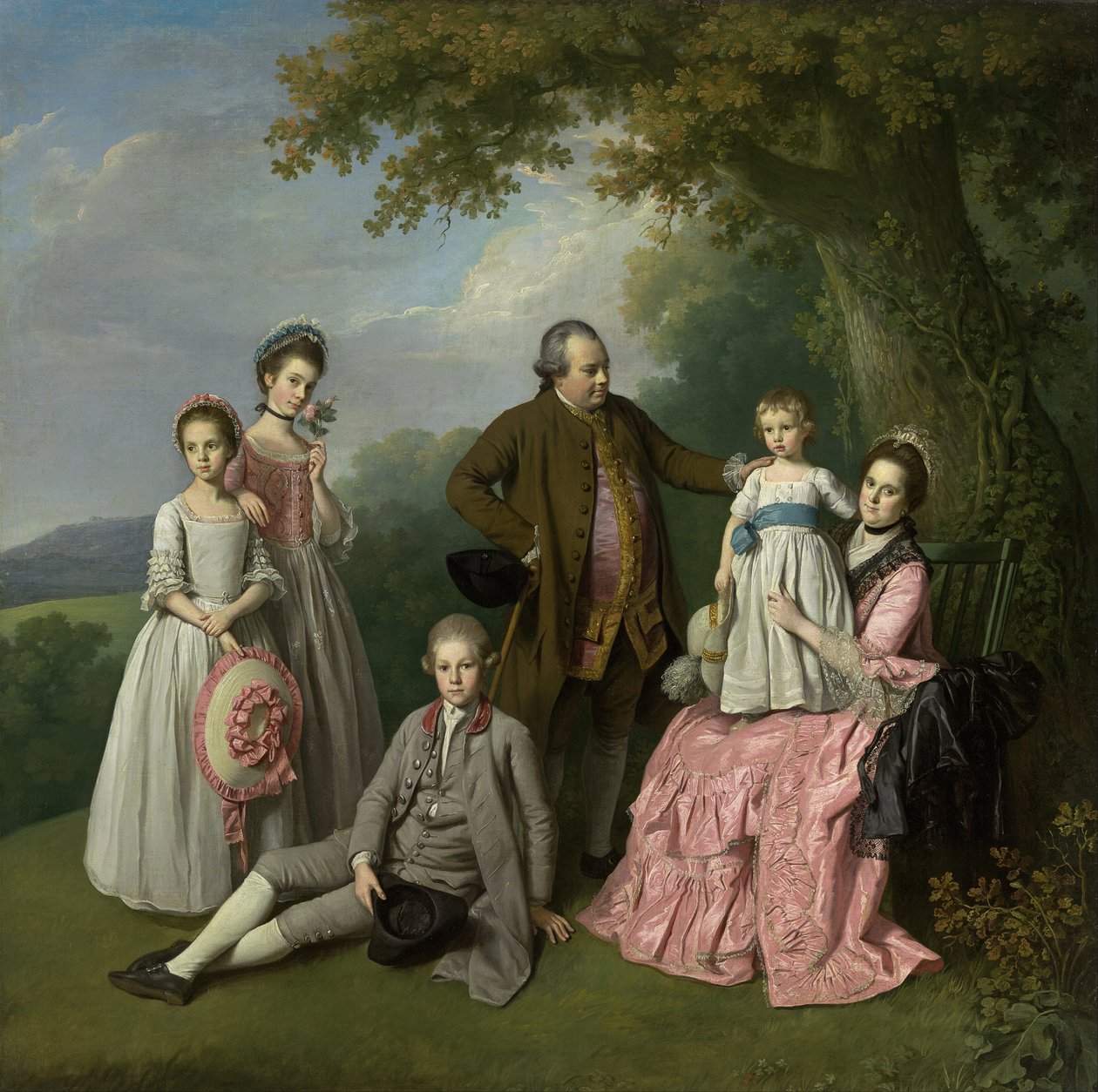 La famille Pybus - Nathaniel Dance-Holland
