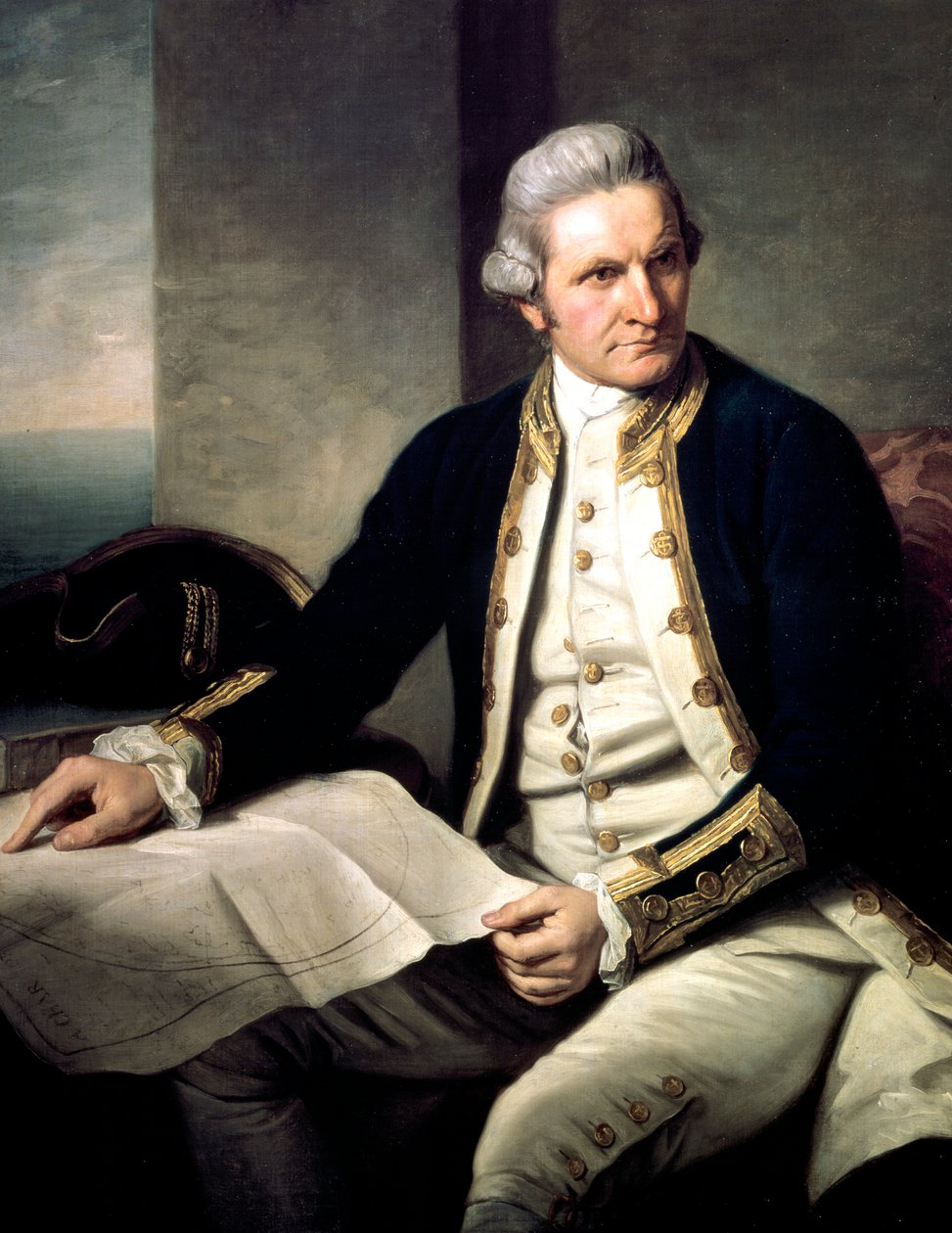 James Cook, explorateur, navigateur et hydrographe anglais, 1775-1776 - Nathaniel Dance Holland