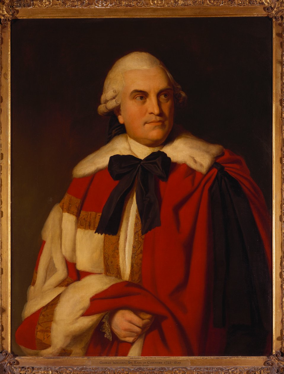 Portrait de George William, 6e comte de Coventry, en robes de pair - Nathaniel Dance Holland