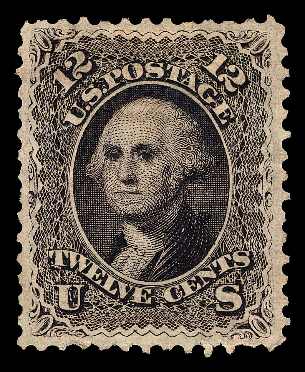 12c Washington single - National Bank Note Company