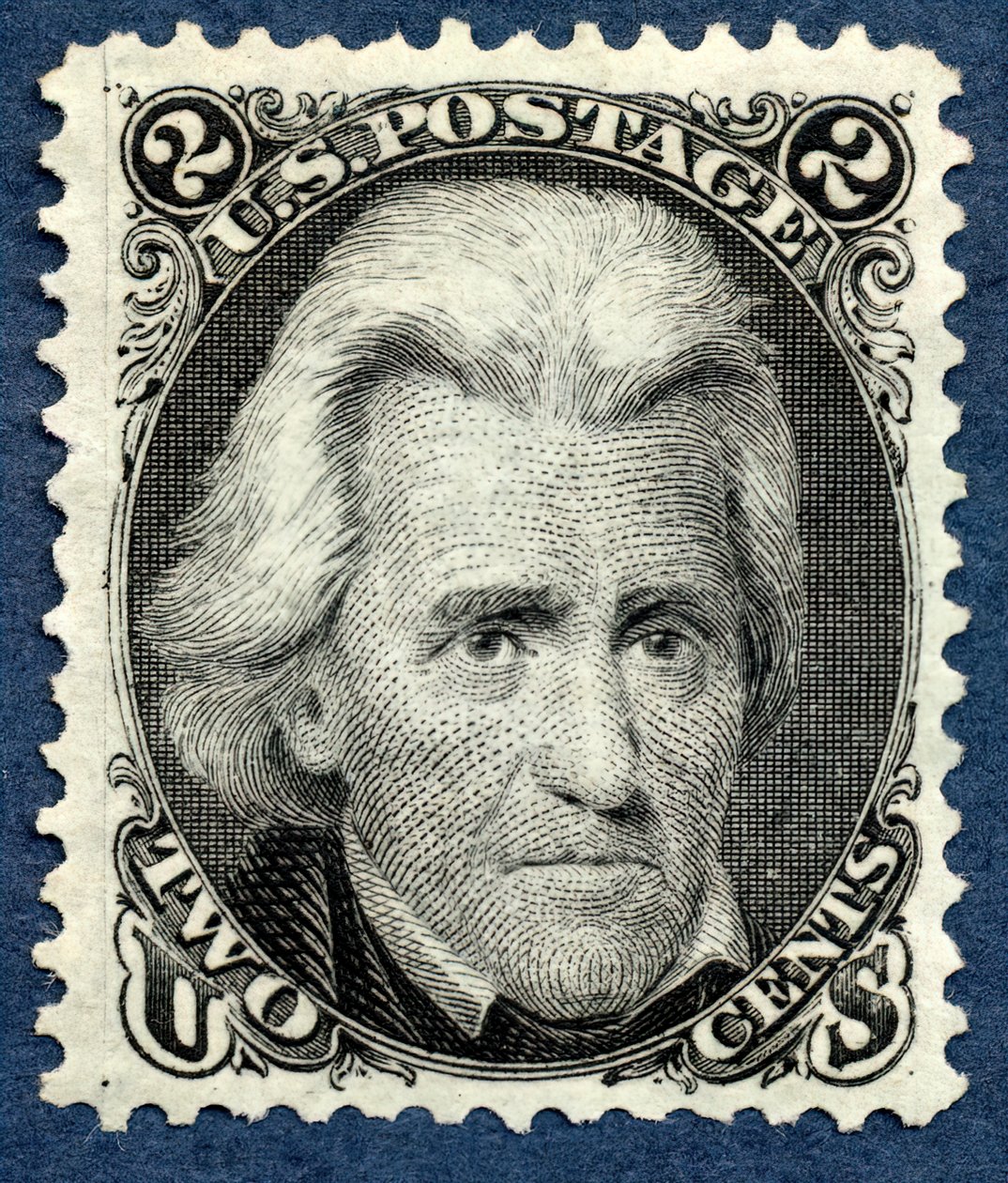 2c Andrew Jackson réédition unique, 1875 - National Bank Note Company
