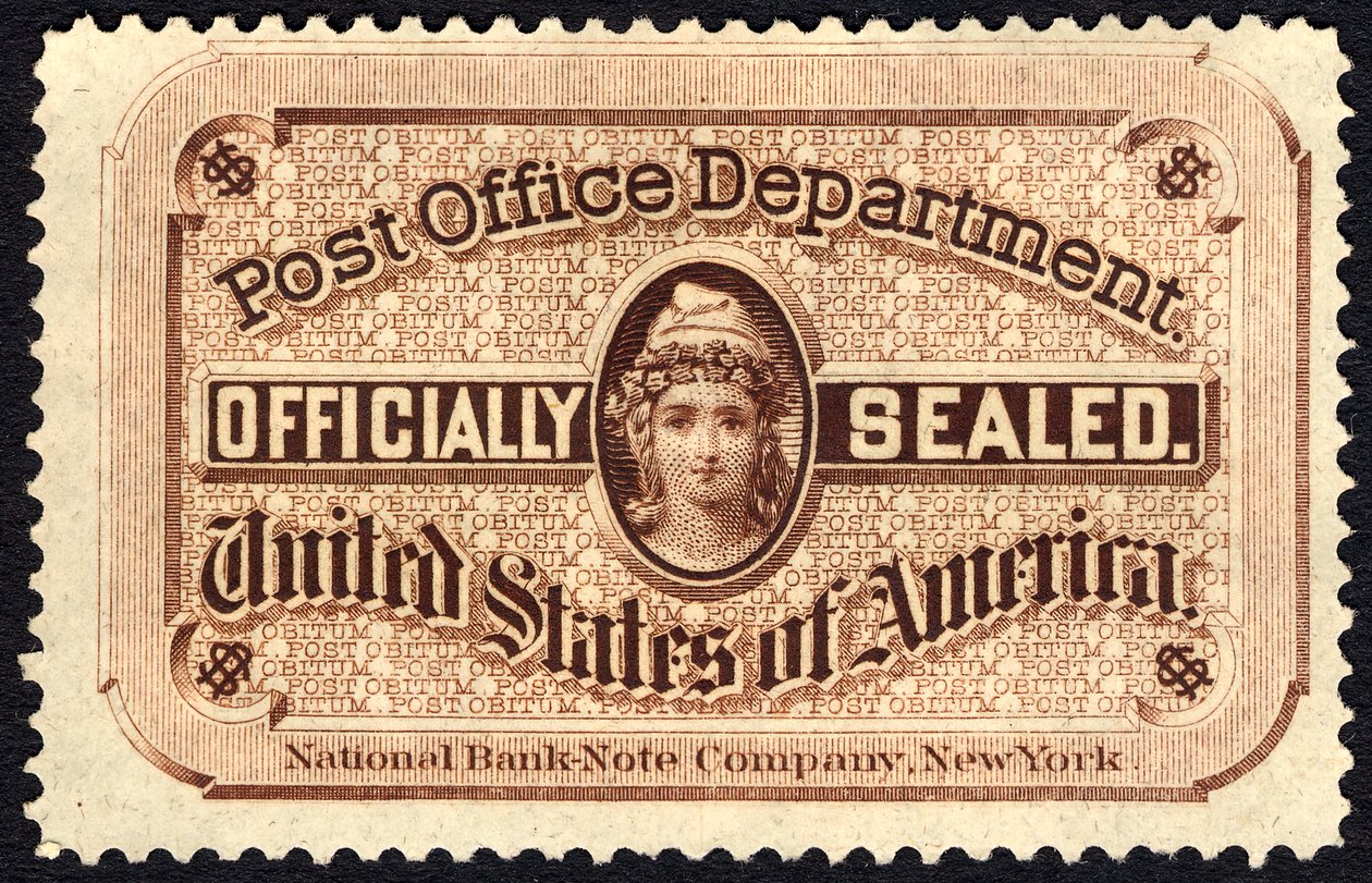 Sceau de la poste - National Bank Note Company