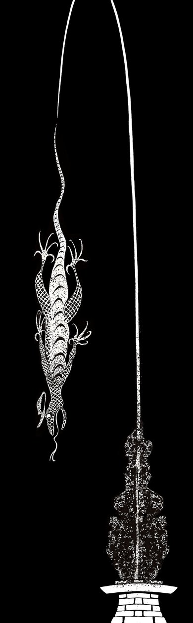 Bill le lézard - illustration des Aventures d