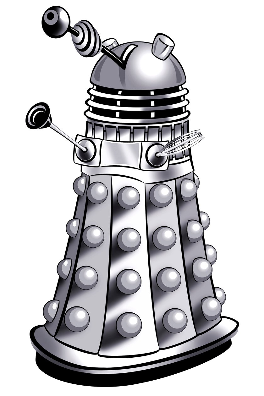 Dalek - illustration de dessin animé - Neale Osborne