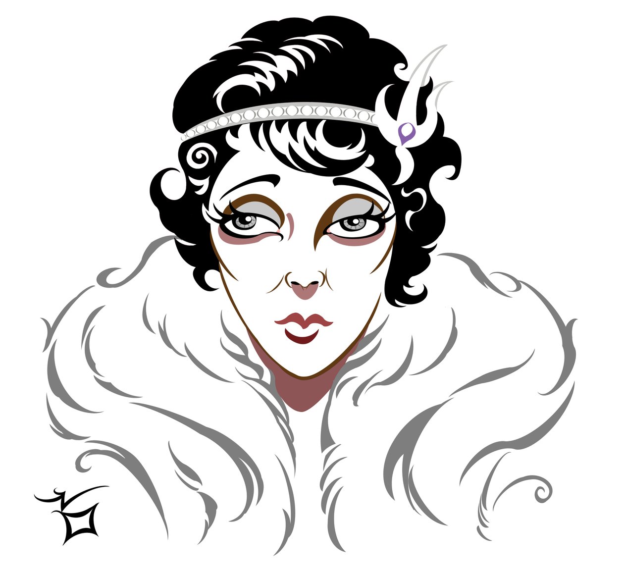 Flapper en fourrure - Neale Osborne