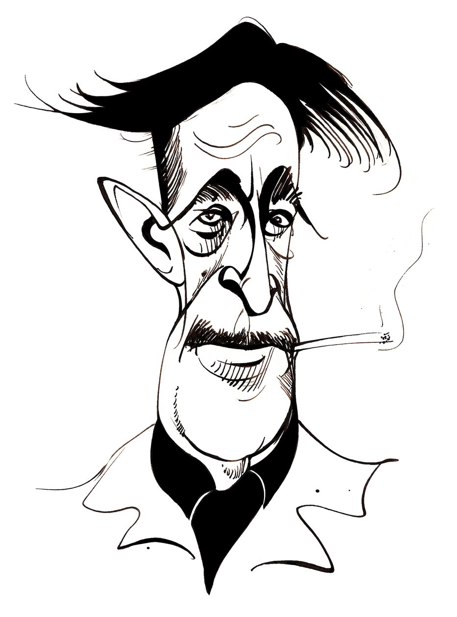 George Orwell - caricature - Neale Osborne