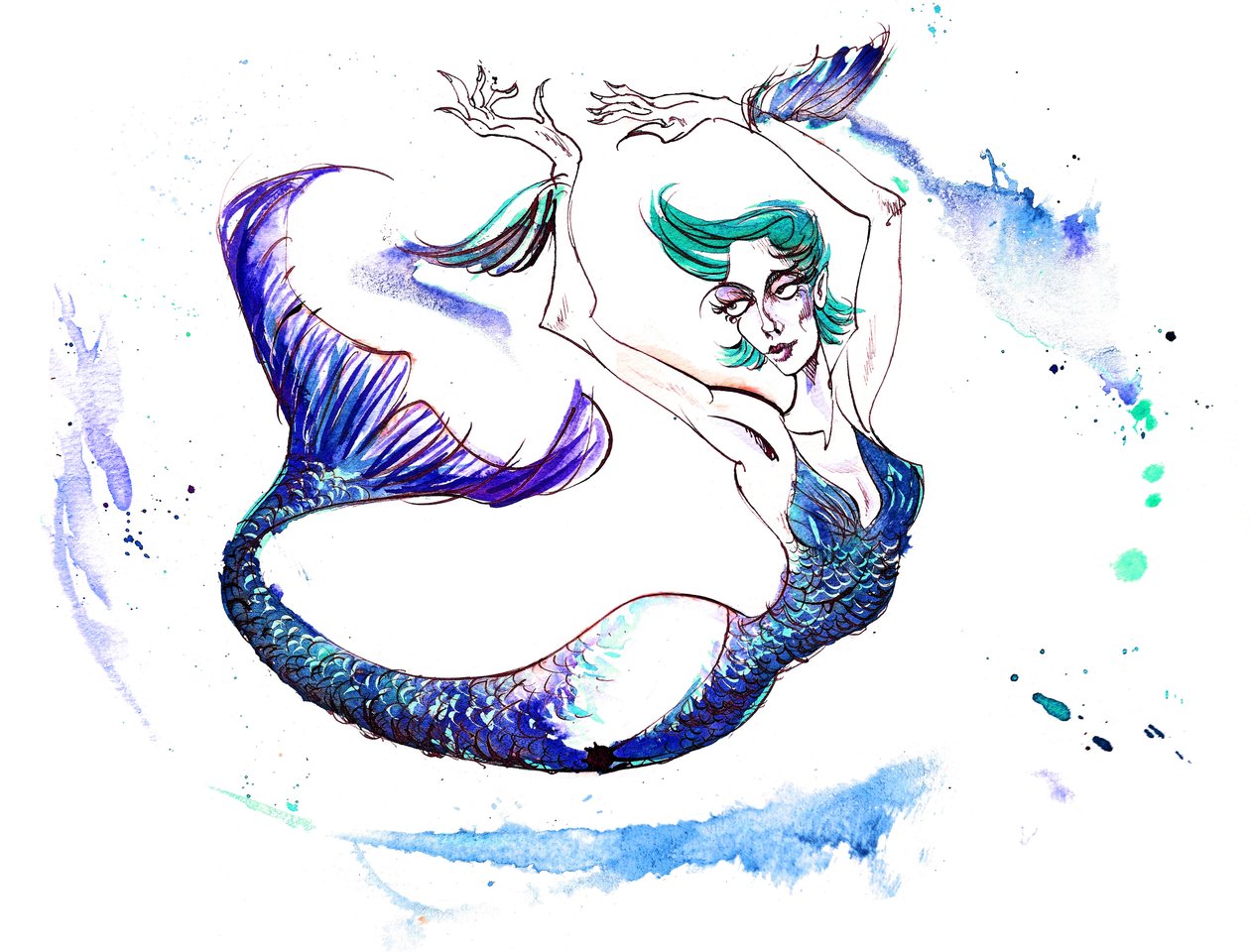 Signes du Zodiaque : Poissons maillot de bain d