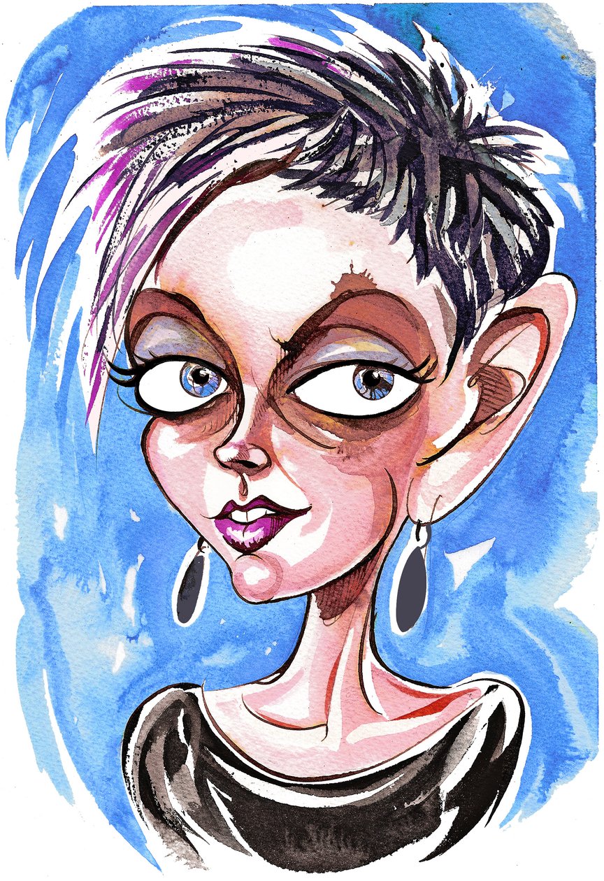 Caricature de Tansy Davies - Neale Osborne