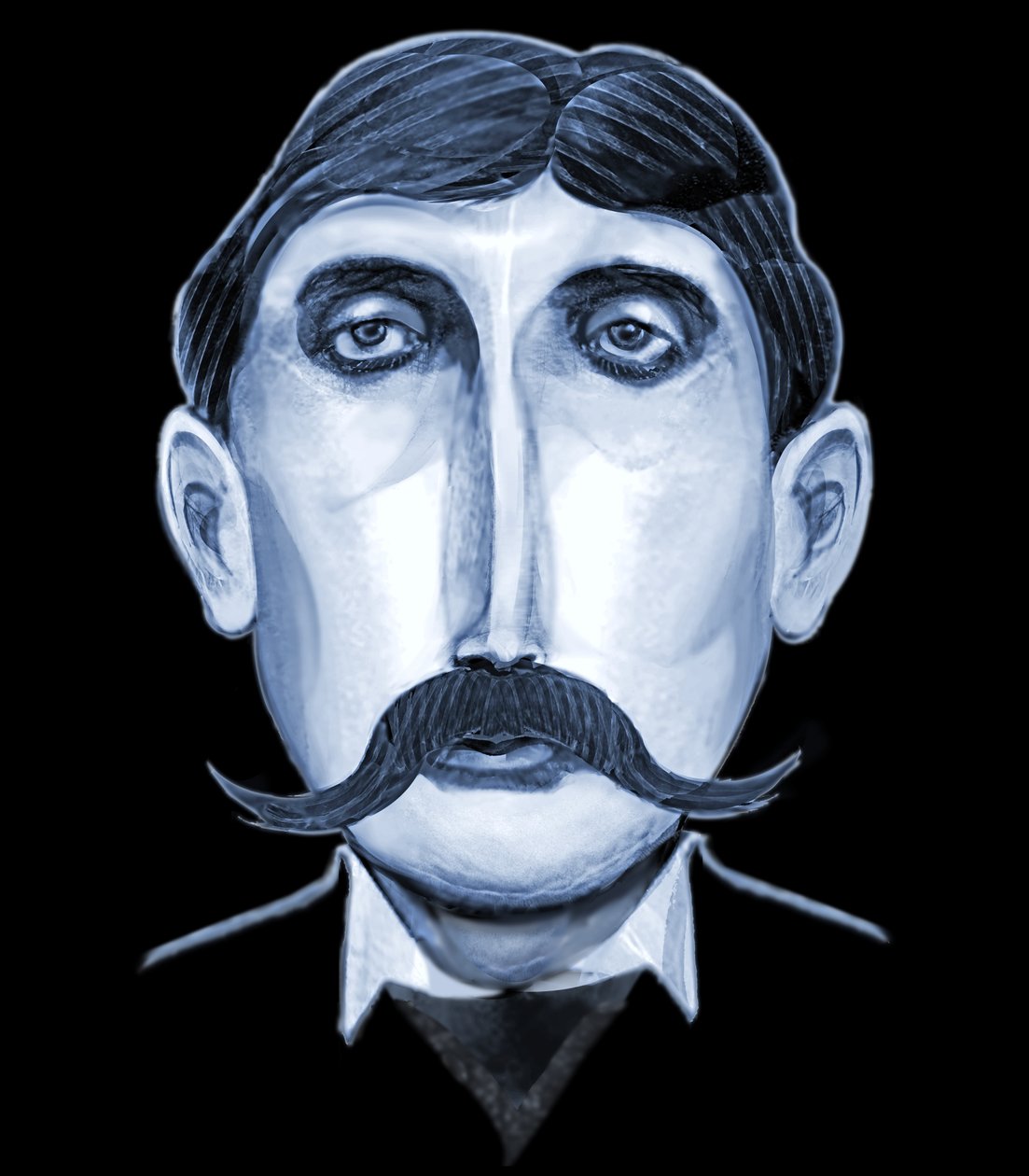 Marcel Proust, 2021 (numérique) - Neale Osborne