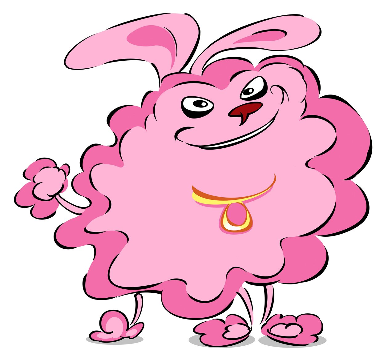 Caniche pompon - caricature - Neale Osborne