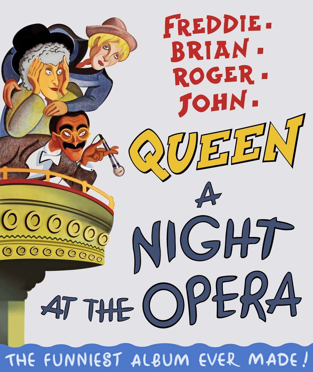 Queen : A Night at the Opera (affiche) - Neale Osborne