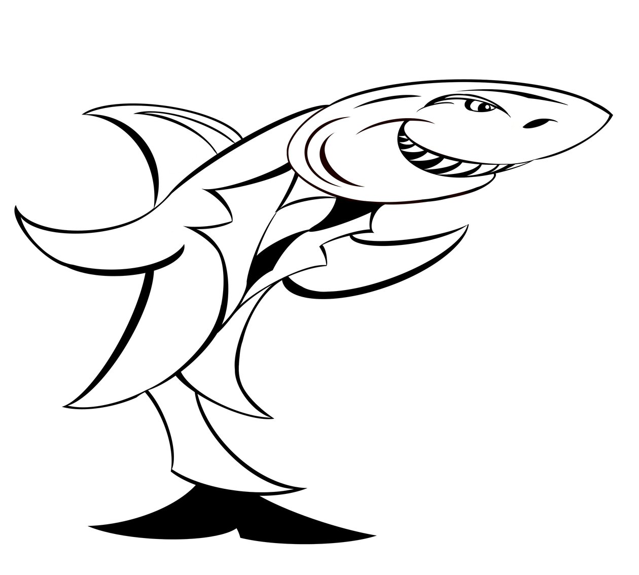 Requin en costume - allégorie - Neale Osborne