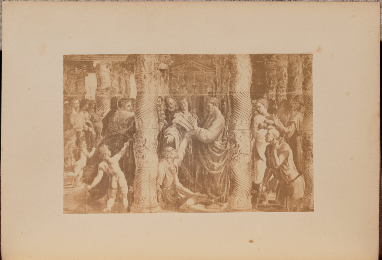 Pierre et Jean guérissent le boiteux à la belle porte du Temple - Negretti and Zambra