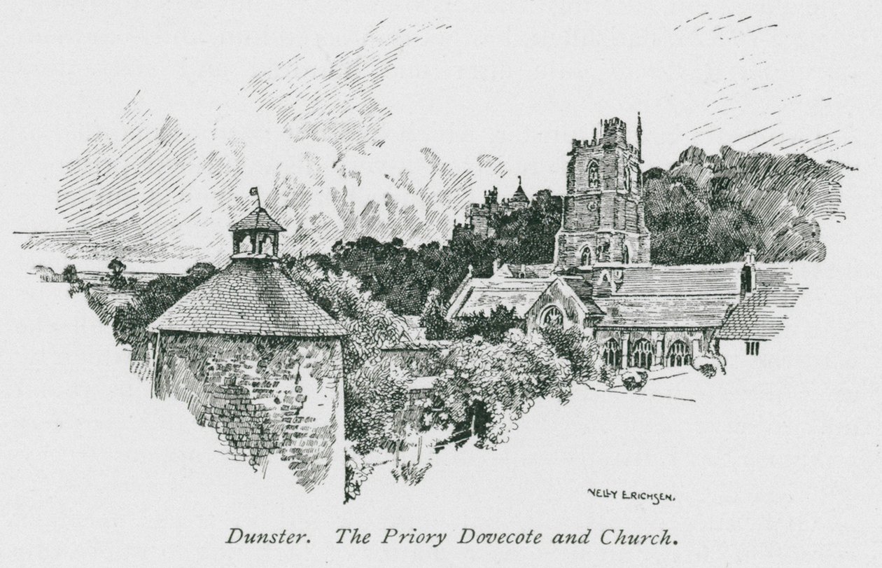 Dunster, le pigeonnier du prieuré et l