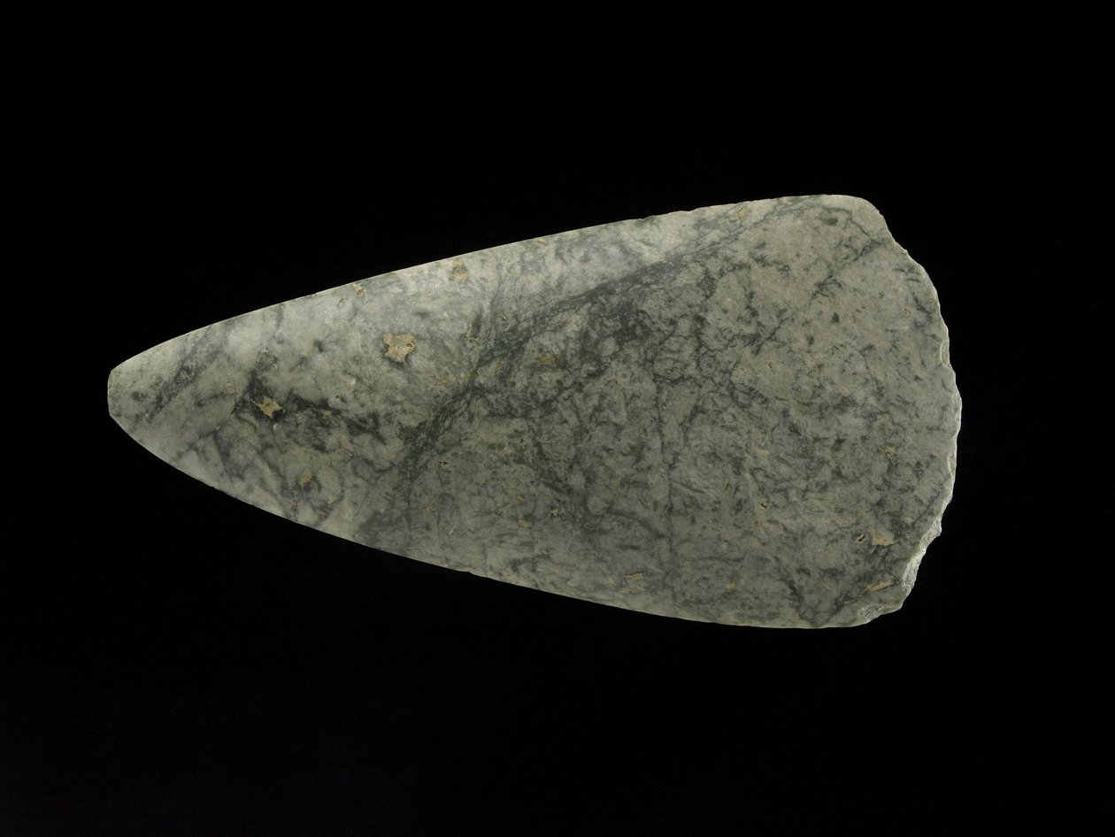 Hache en jadéite, période néolithique (Europe centrale), vers 5500-1800 av. J.-C. - Neolithic