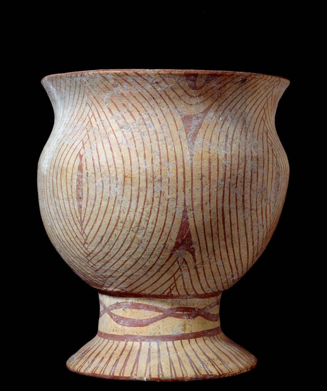 Époque néolithique : vase en céramique. De Thaïlande. 4630 av. J.-C. - Neolithic Neolithic