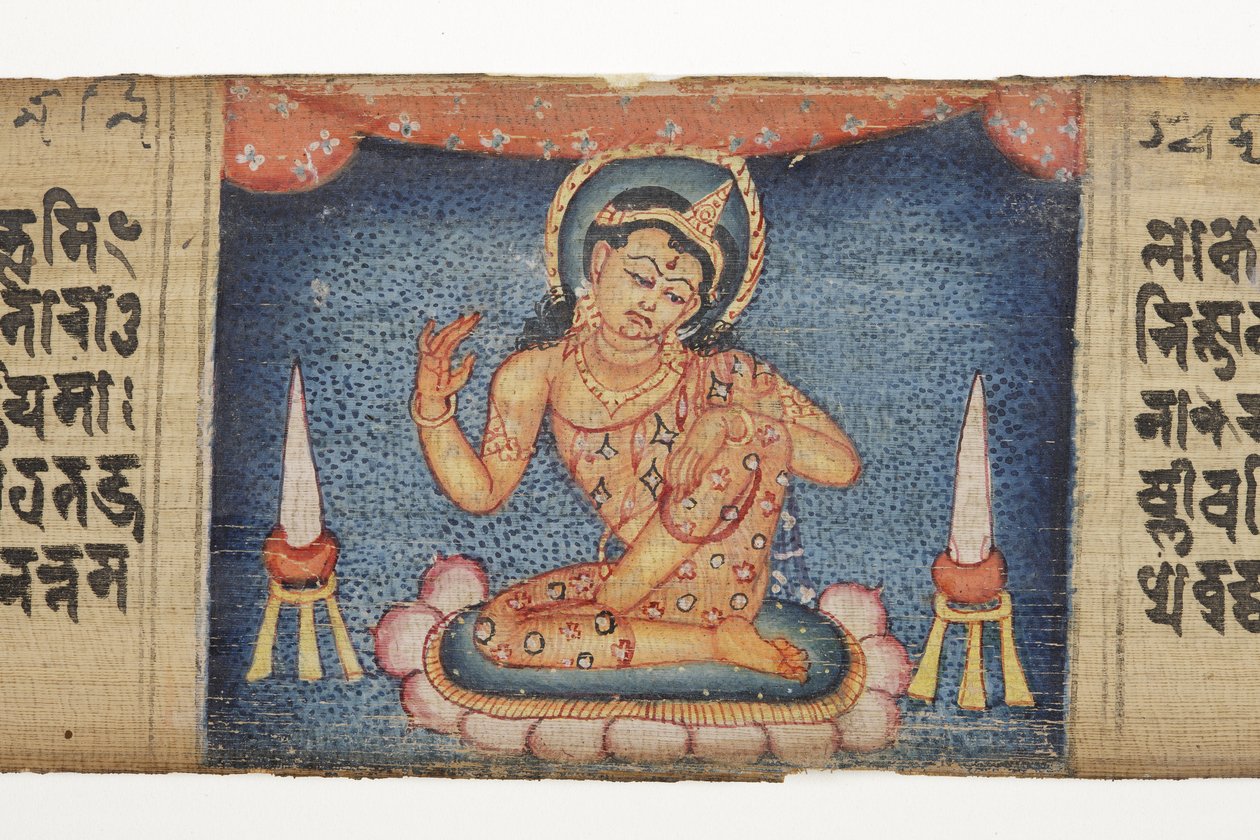 Bodhisattva assis, du Gandavyuha - Nepalese School