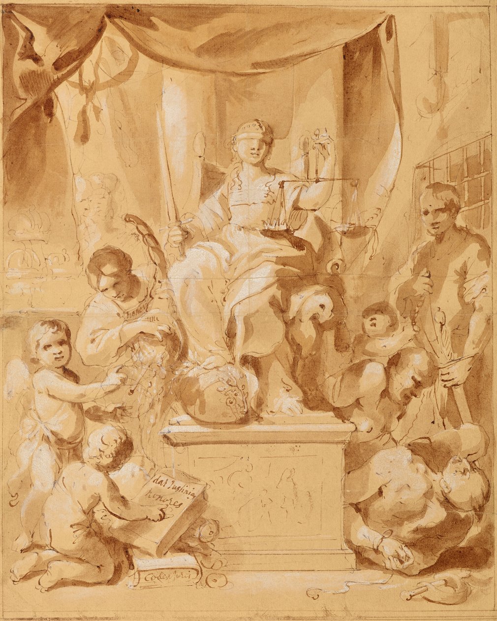 Allégorie de la justice - Leopold Blonder