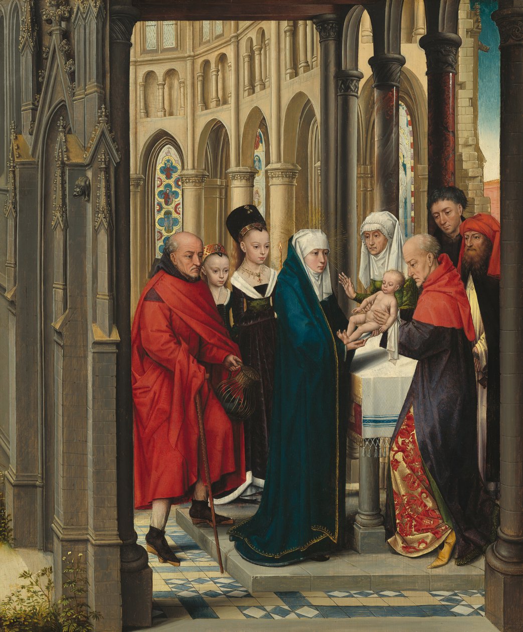 La Présentation au Temple - Netherlandish Master of the Prado