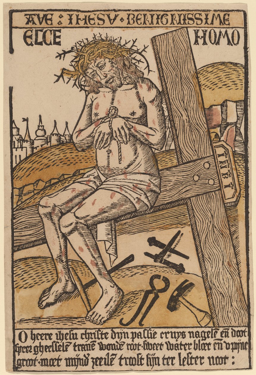 Christ en homme de douleurs - Netherlandish 15th Century
