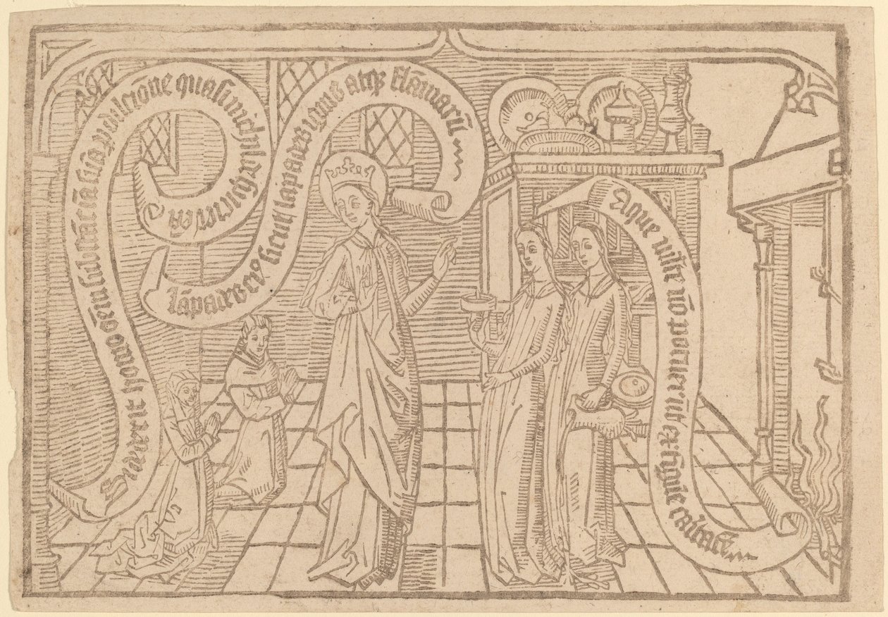 Page de "Canticum Canticorum": 2ème édition - Netherlandish 15th Century