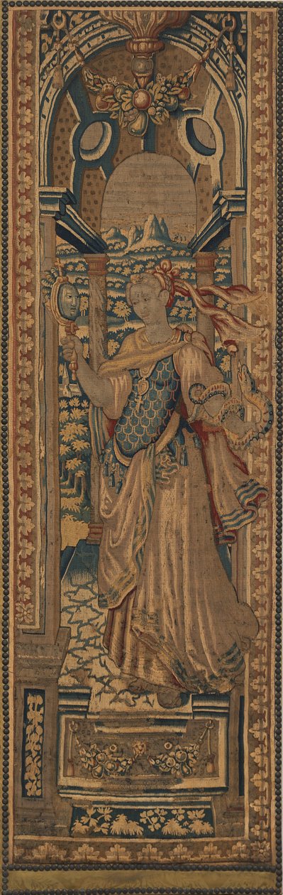 Les quatre vertus cardinales : Prudence - Netherlandish 16th Century