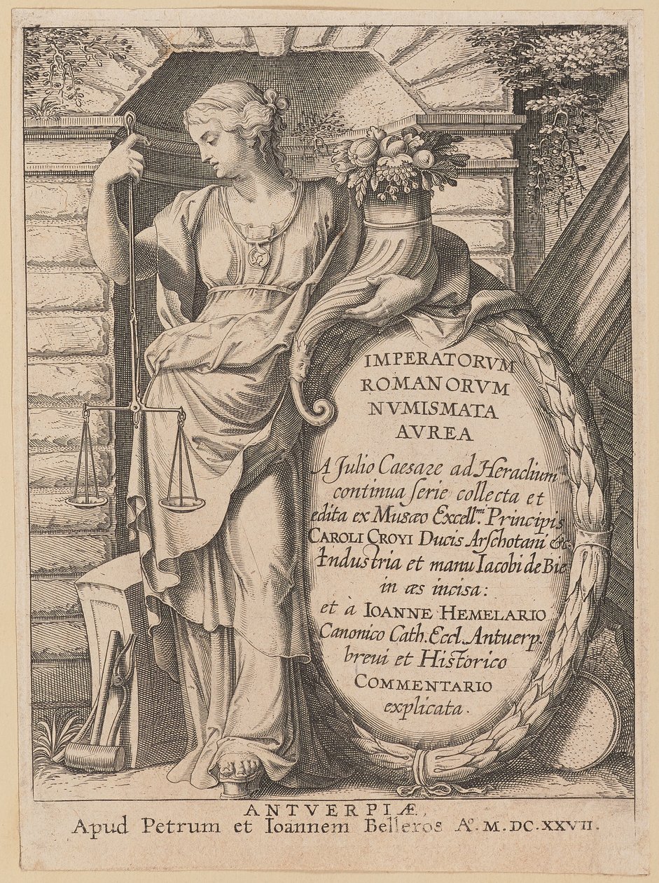 Page de titre pour Imperatorvm Romanorvm Nvmismata Avrea - Netherlandish 17th Century after Sir Peter Paul Rubens