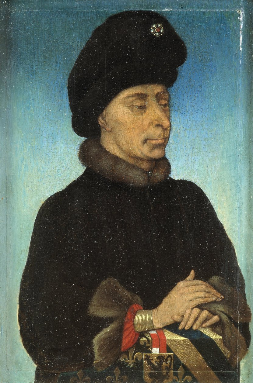 Portrait de Jean sans Peur, duc de Bourgogne, milieu du 15ème siècle - Netherlandish Master