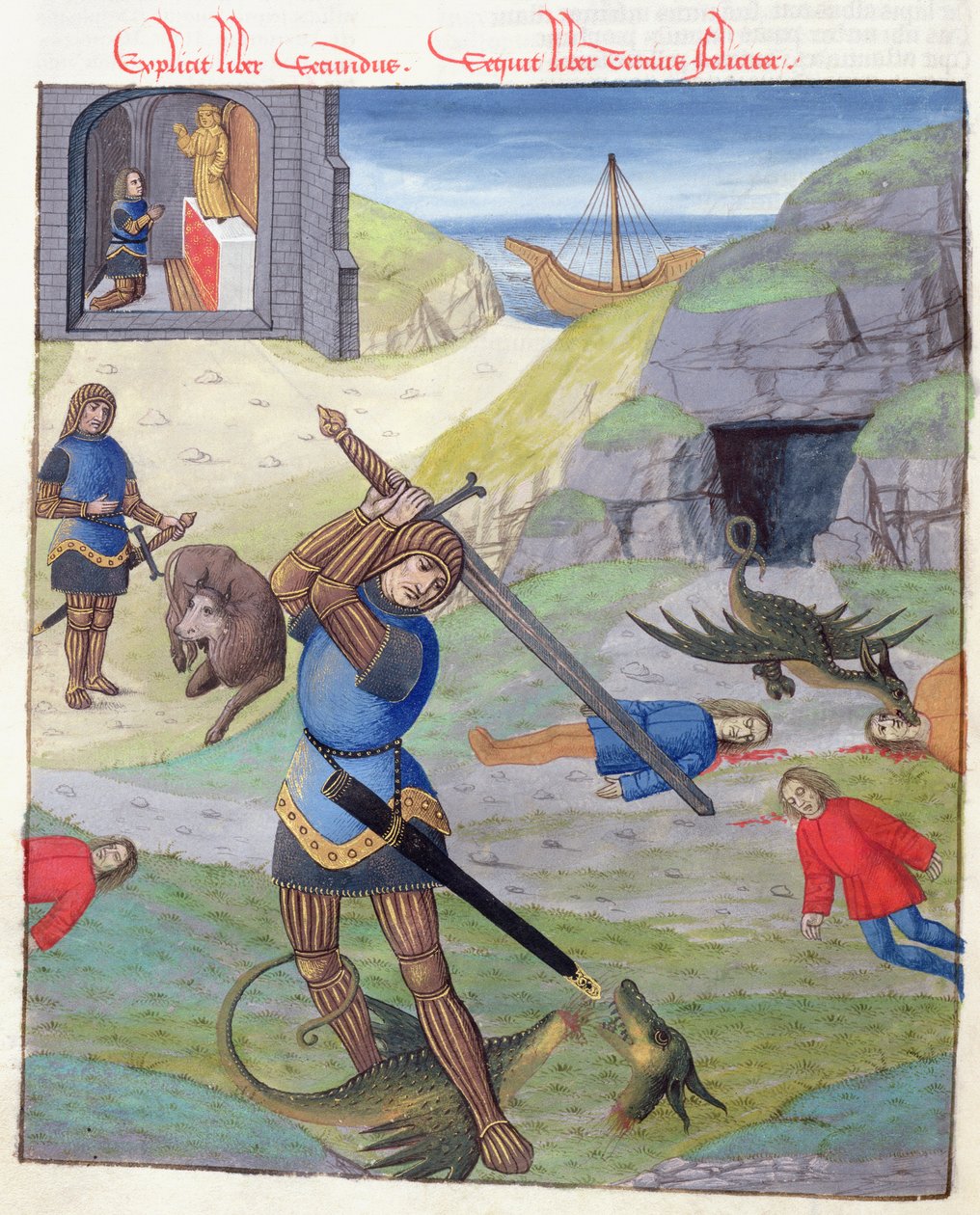 Ms 324 f.35 v. Cadmus, des Métamorphoses 10 d