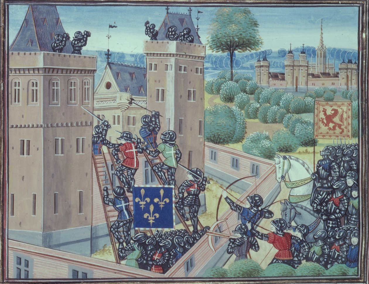 La Capture du Château de Wark par les Français et les Écossais, du Livre II des 