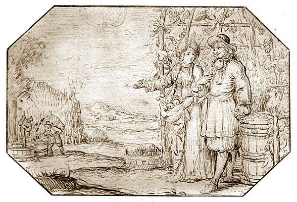 Les Quatre Saisons : Automne - Récolte, vers 1675 - Netherlandish School