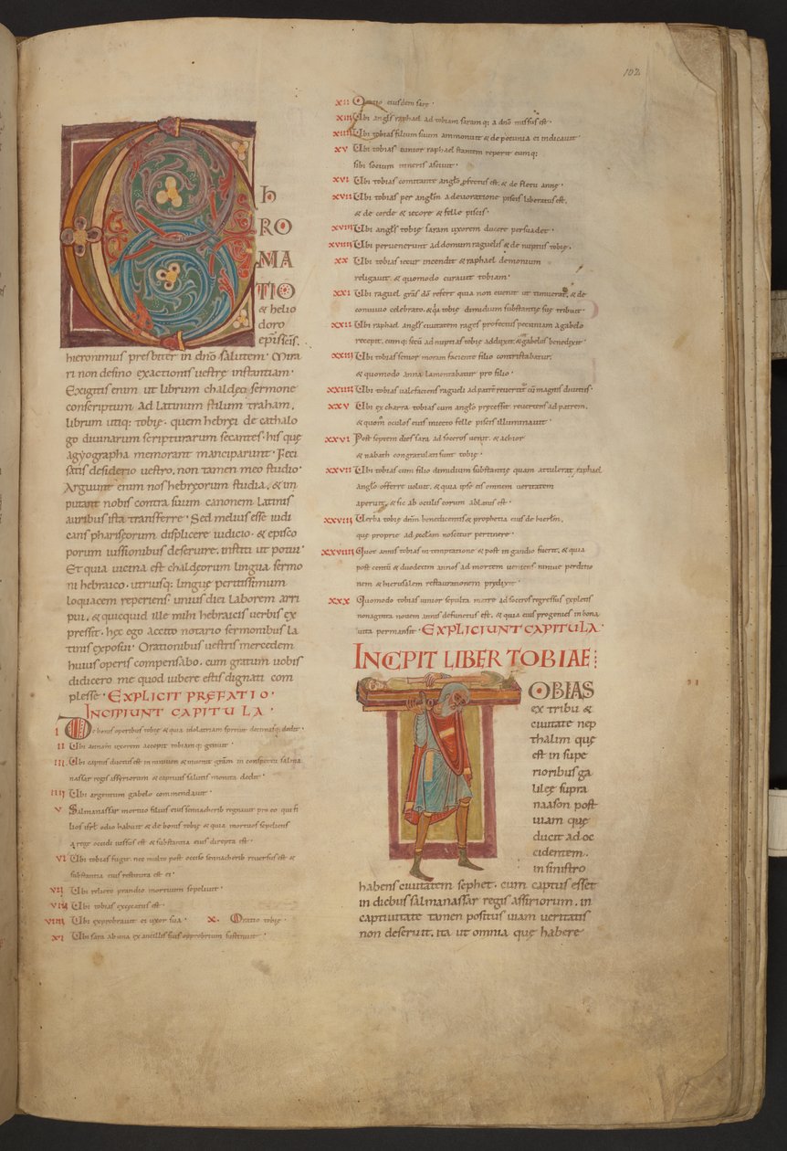 La Bible de Stavelot, Add MS 28107, f.102r - Netherlandish School