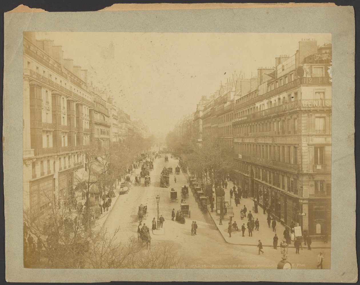Paris, Perspective du Boulevard Montmartre - Neurdein freres