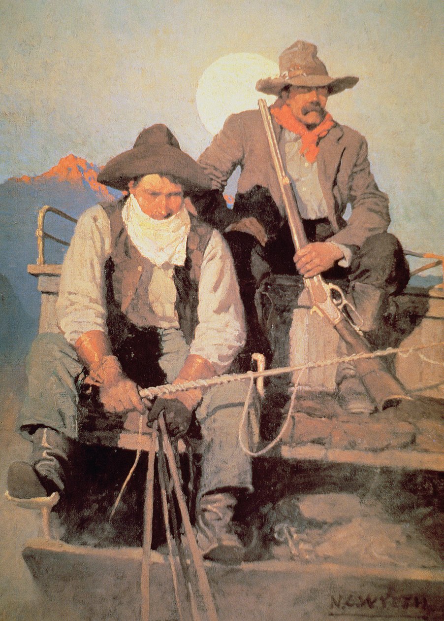 La diligence de paie, illustration pour 