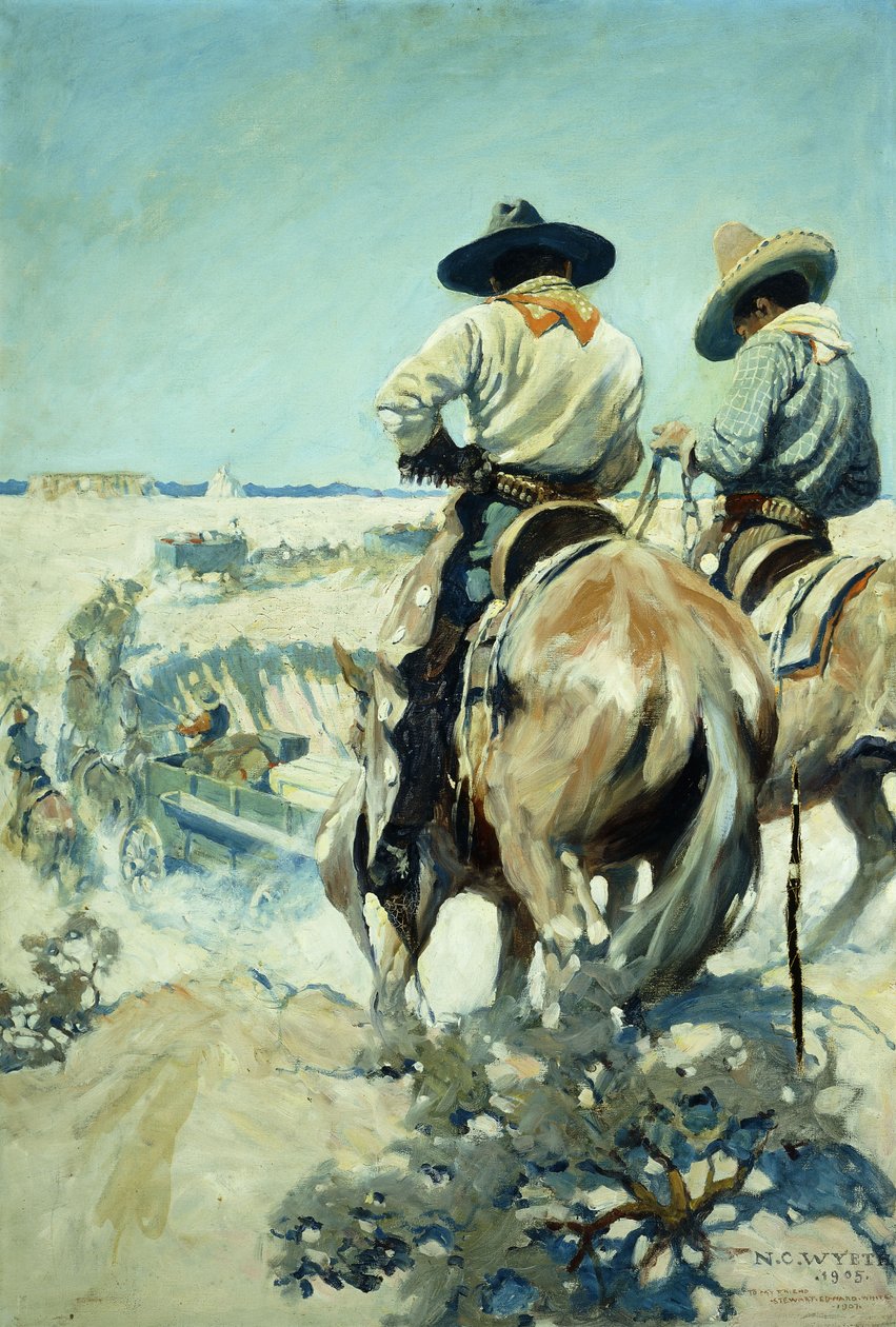 Chariots de Ravitailllement - Newell Convers Wyeth