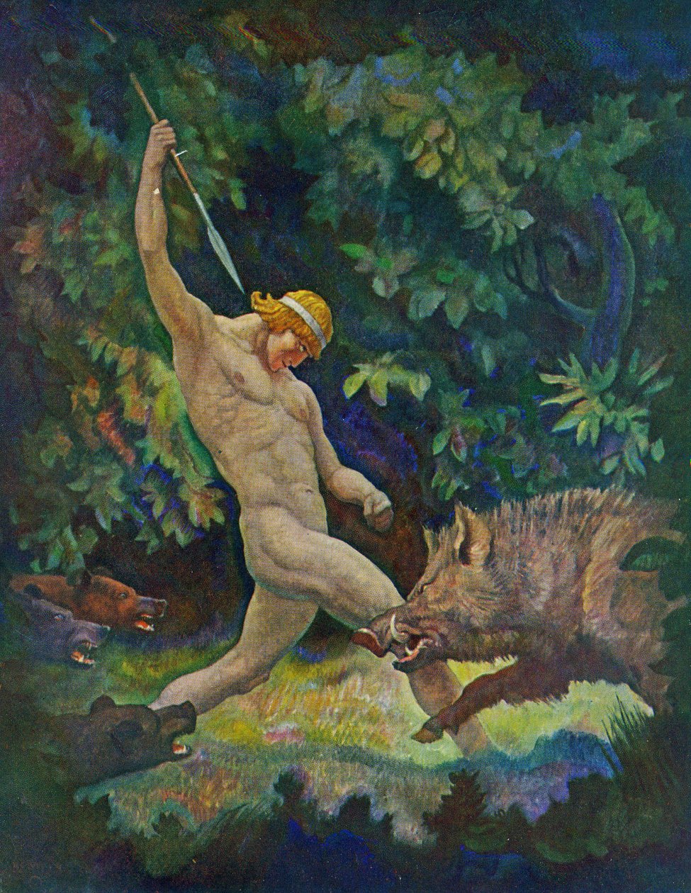 La chasse au sanglier, 1929 - Newell Convers Wyeth