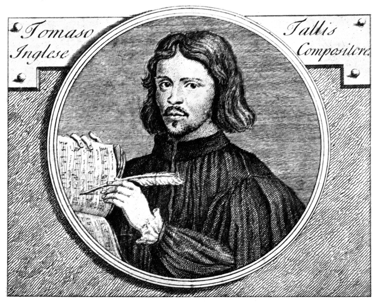 Thomas Tallis, vers 1505-1585, organiste et compositeur anglais, 1700 - Niccolo Francesco Haym