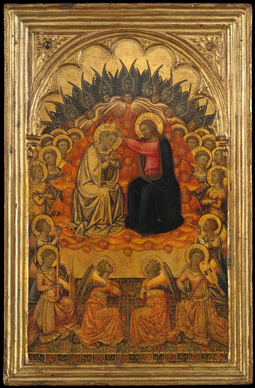 Le couronnement de la Vierge, vers 1380 - Niccolo di Buonaccorso