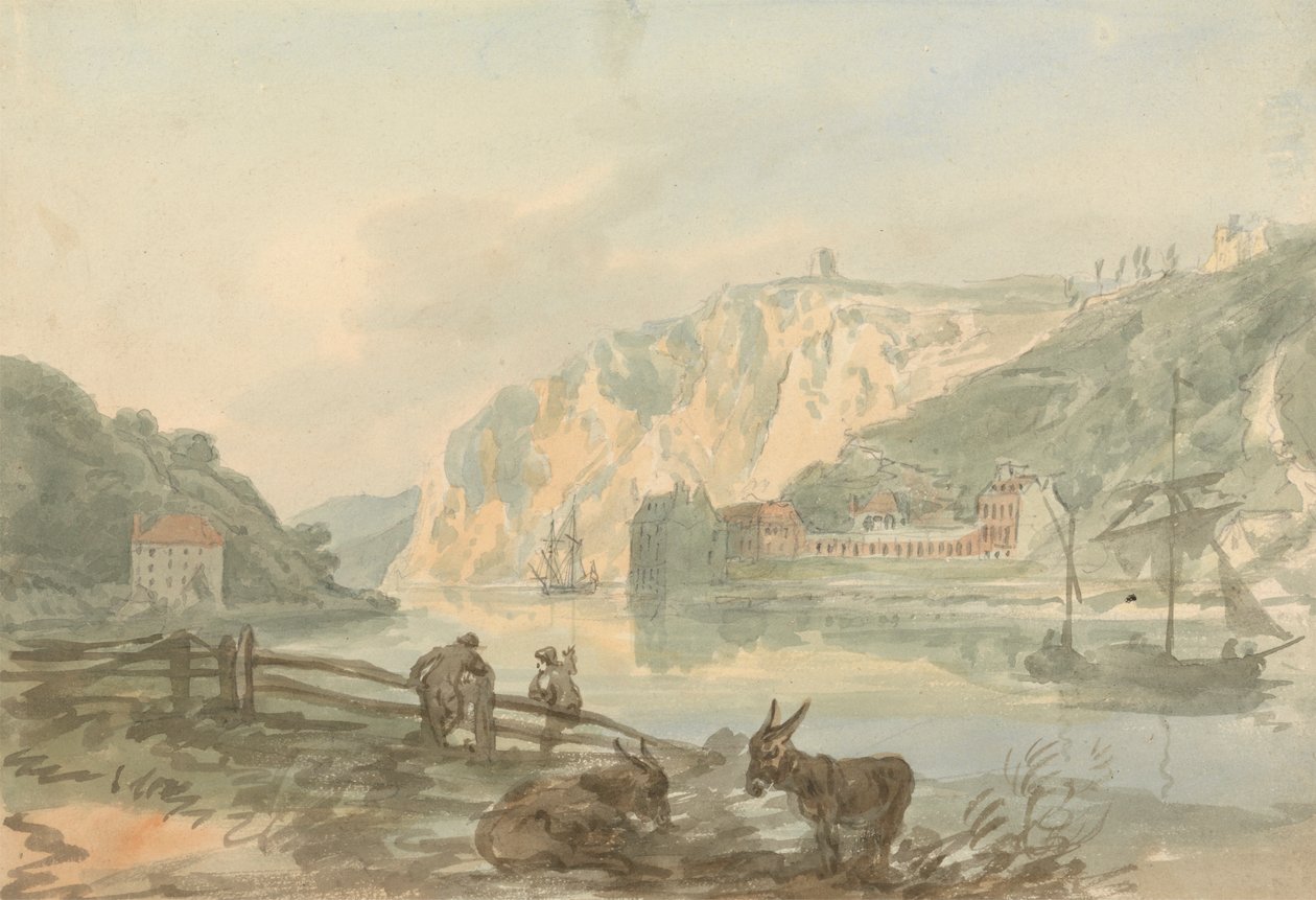 Hotwells depuis Rownham Ferry - Nicholas Pocock