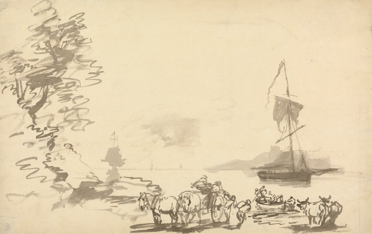 Étude de rivage - Nicholas Pocock