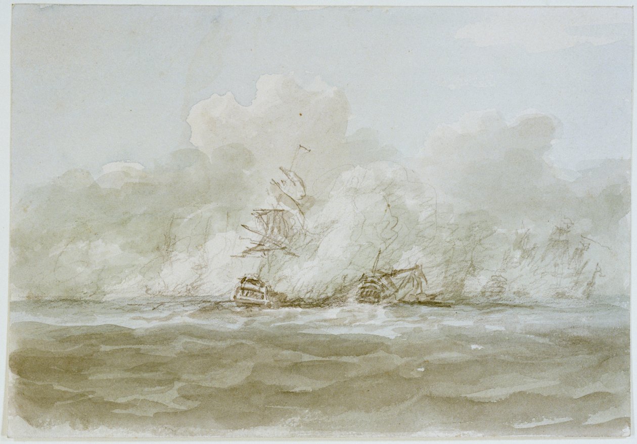 La bataille du Glorieux Premier Juin - Nicholas Pocock