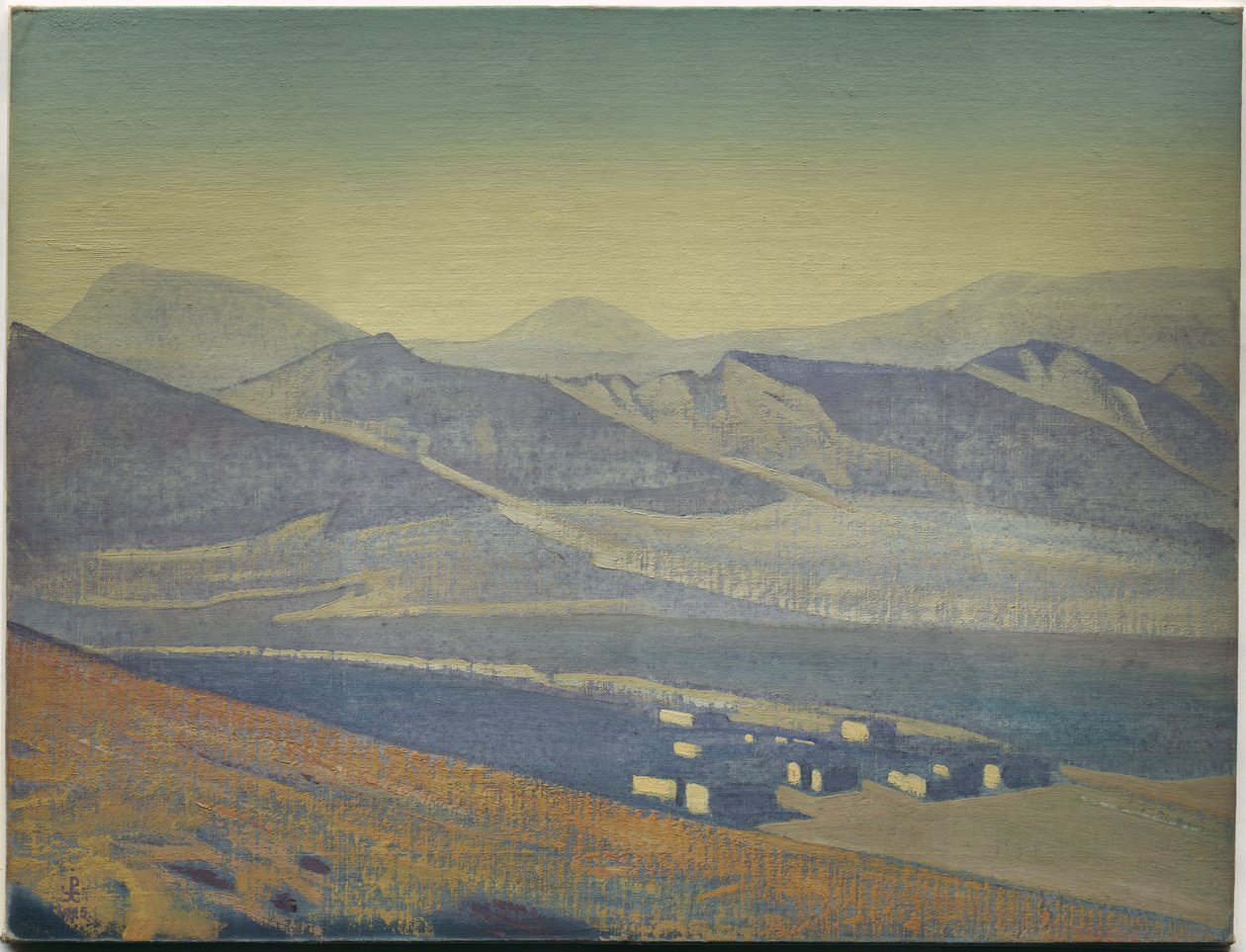 Sanctuaires et Citadelles, de la série du même titre, 1925 - Nicholas Roerich
