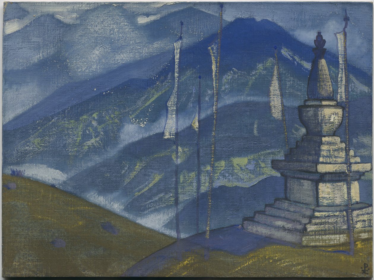 Vagues de brume, série "Himalaya", 1924 - Nicholas Roerich