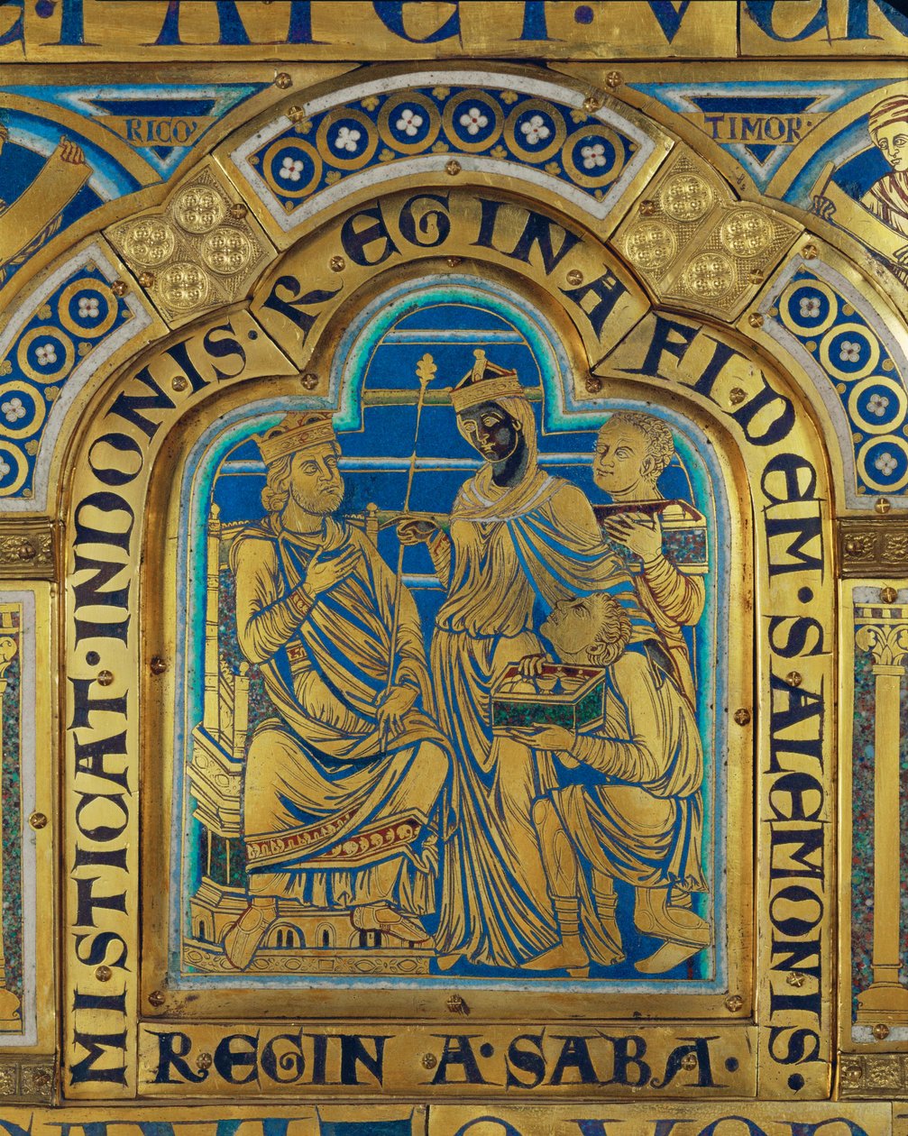 Le roi Salomon et la reine de Saba ... - Nicholas of Verdun