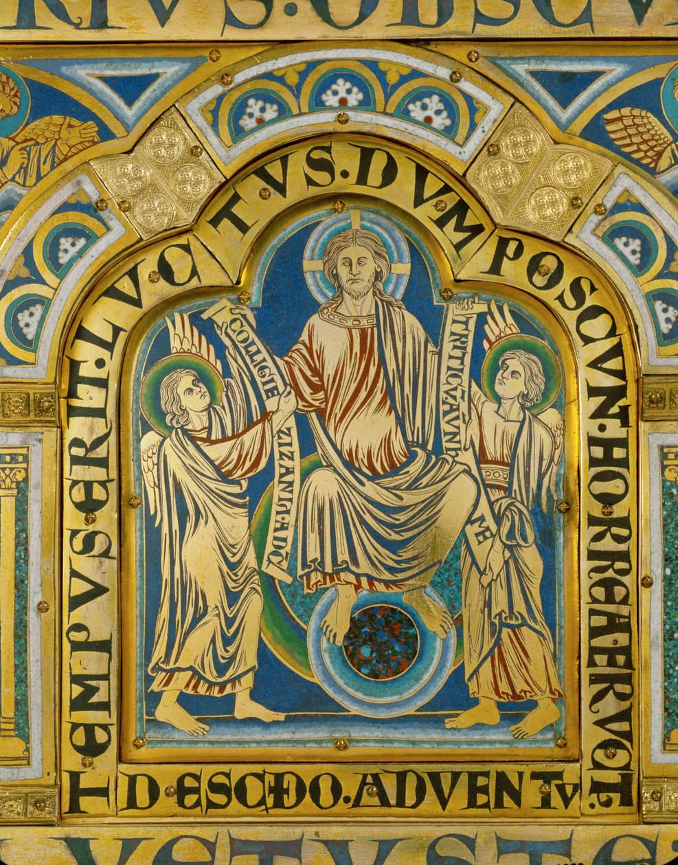 La seconde venue ... (émail sur cuivre doré) - Nicholas of Verdun