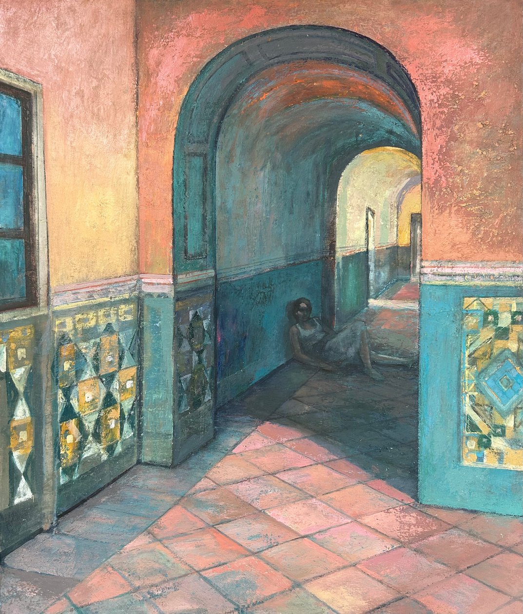 Couloir de la Grenade, 2018-23 (huile sur panneau) - Nick Williams