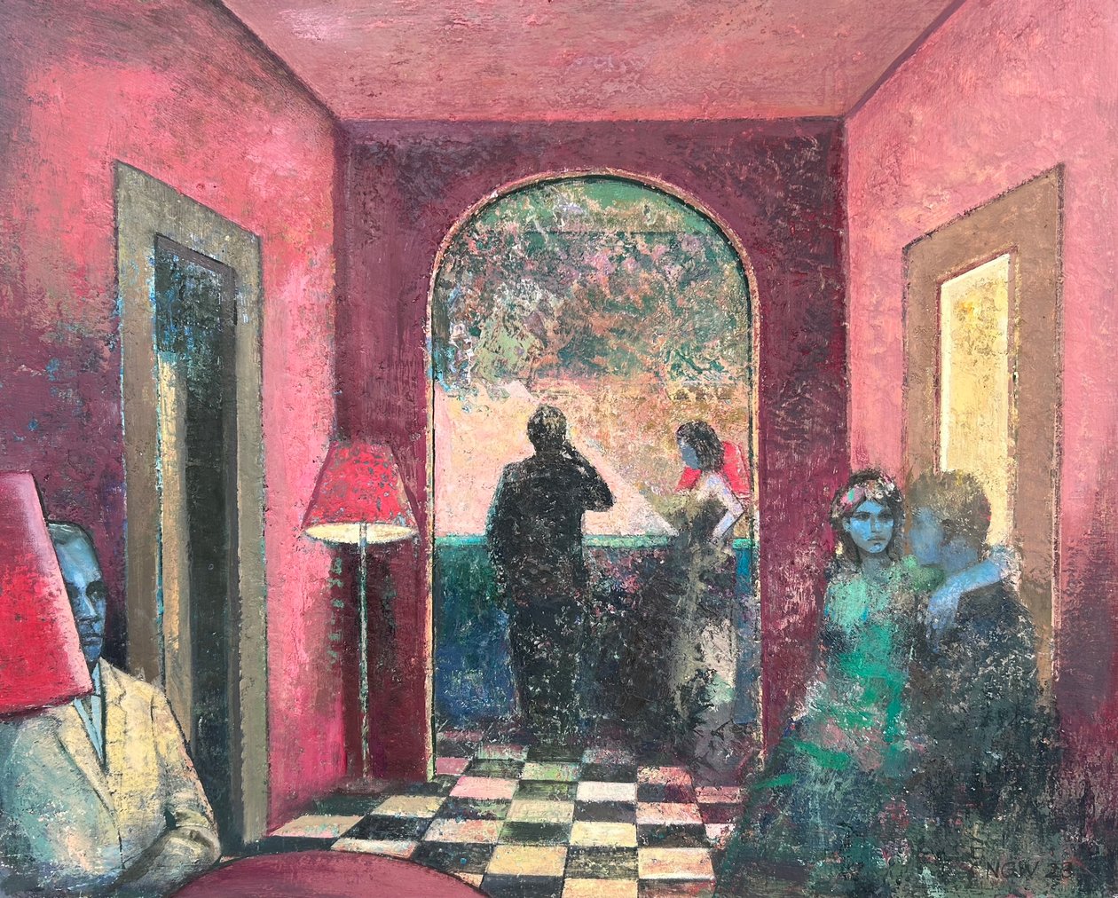 Piège à miel, 2020-23 (huile sur panneau) - Nick Williams