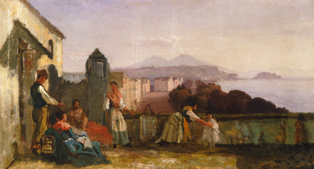 Naples depuis Mergellina - Nicola Palizzi